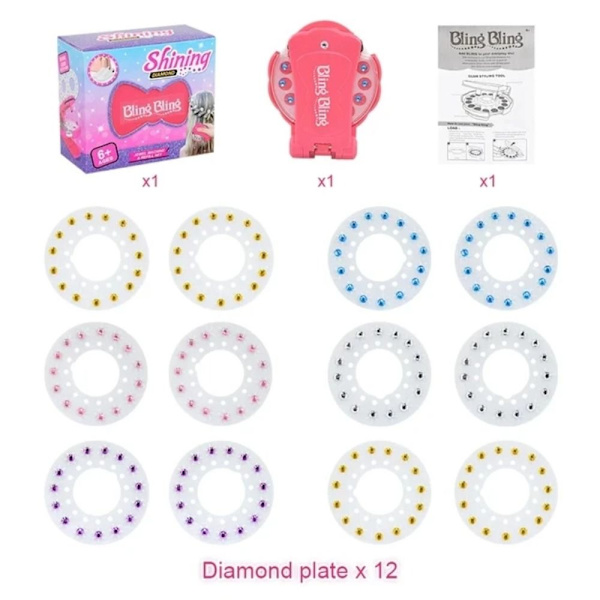 Hair Jewel Machine Princess Girl Makeup Toy Set 1 1 1