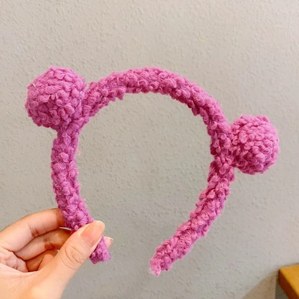 Pehmopääpanta Bear Ears -hiusnauhat KELTAINEN yellow