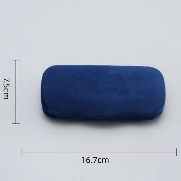 Brilleetui Plys Jernboks BLÅ blue