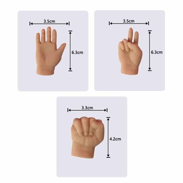 3st Fingerdockor Fingerleksaker Roliga Gestleksaker