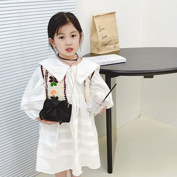 Lasten ketju Olkalaukku Crossbody Bucket Laukut BLACK FLOWER black flower-flower