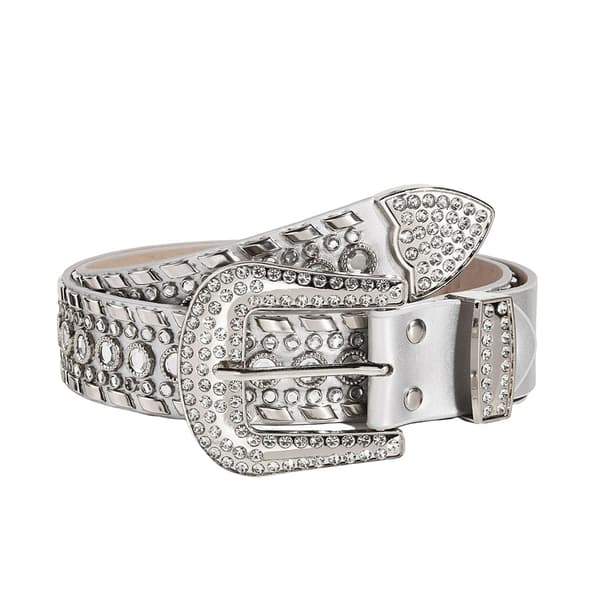 Belte med Rhinestones Rhinestones Stropp SØLV Silver