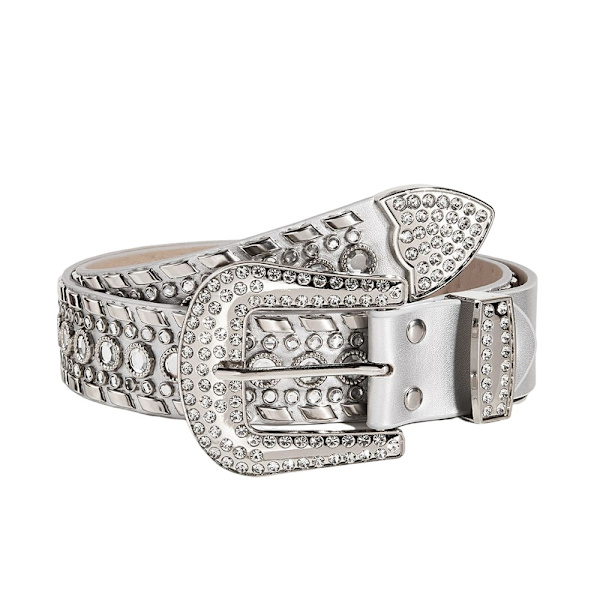 Strass Bälte Strass Rem VIT White