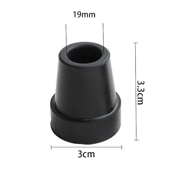 4st Walking Stick Ferrule Cane Krycka Bottendynor Heavy Duty