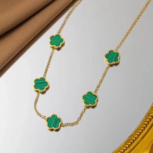 Halskjede Armbånd GRØNN HALSKJEDE HALSKJEDE Green Necklace-Necklace