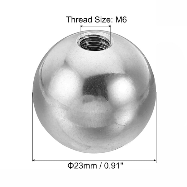 4st M4/M6 Kulmuttrar Knopp Blindhål Cover CAP M6x23mm