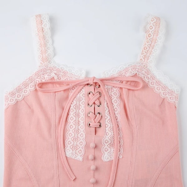 Rosa topp Crop Tops S S