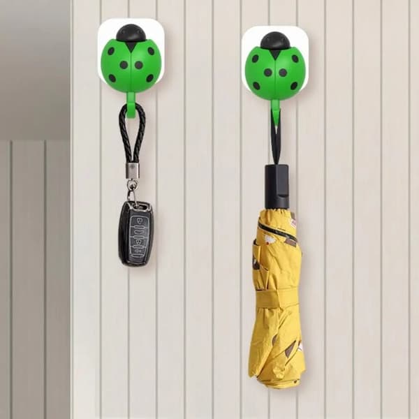 Billeformet Nøglekrog Vægopbevaringskrog GRØN green