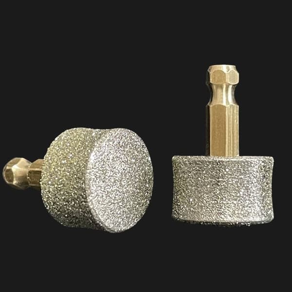 2 stk. neglesliperbits for hund, diamantsliperhjul