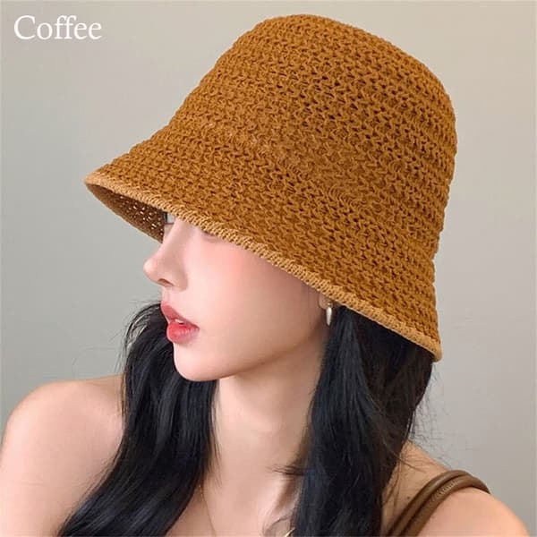 Bucket Hat Strandhatt KAFFE coffee