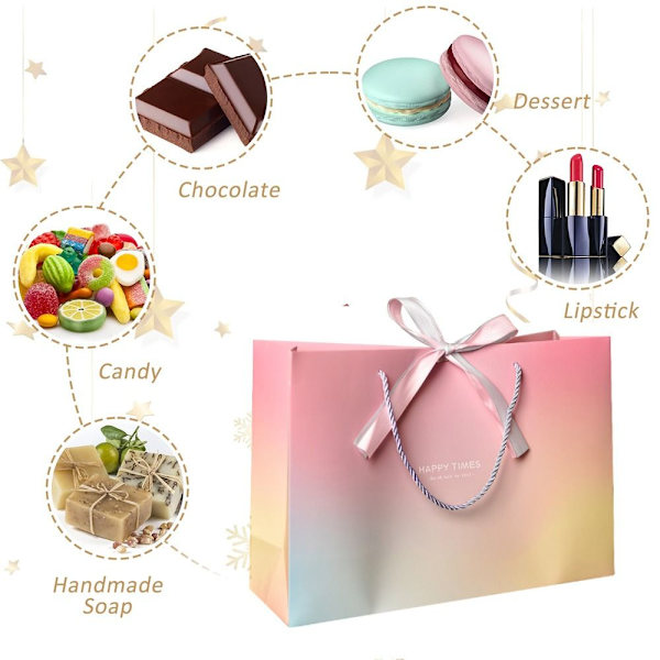 Gaveposer Party Favor Bag 36X25X12CM 36X25X12cm