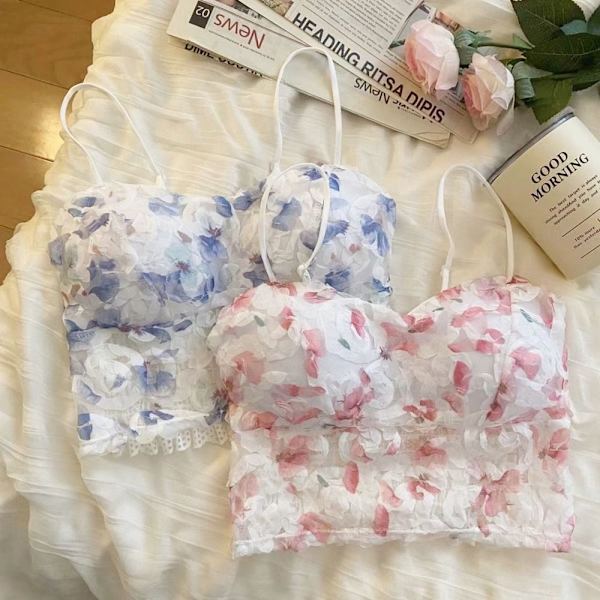 Blomstrete Camisole Blonde Tank Tops ROSA pink