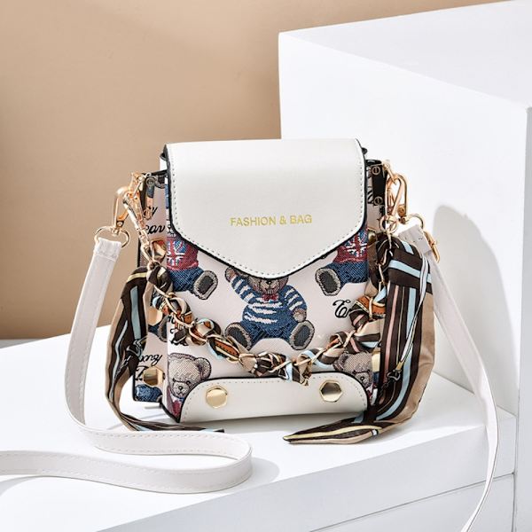 Messenger Bag Veske HVIT white