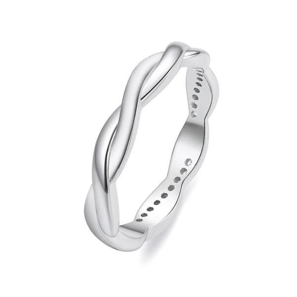 Fingerring Bred Kant Ringe SØLV 5 silver 5