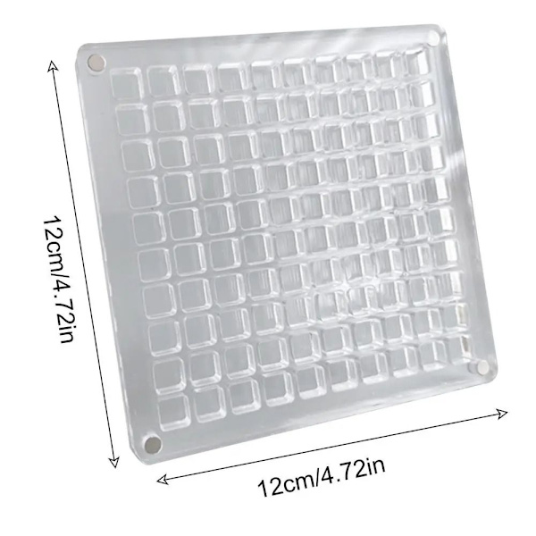 Magneettinen Seashell Display Box Seashell Säilytyslaatikko 100 GRID 100 100 grid