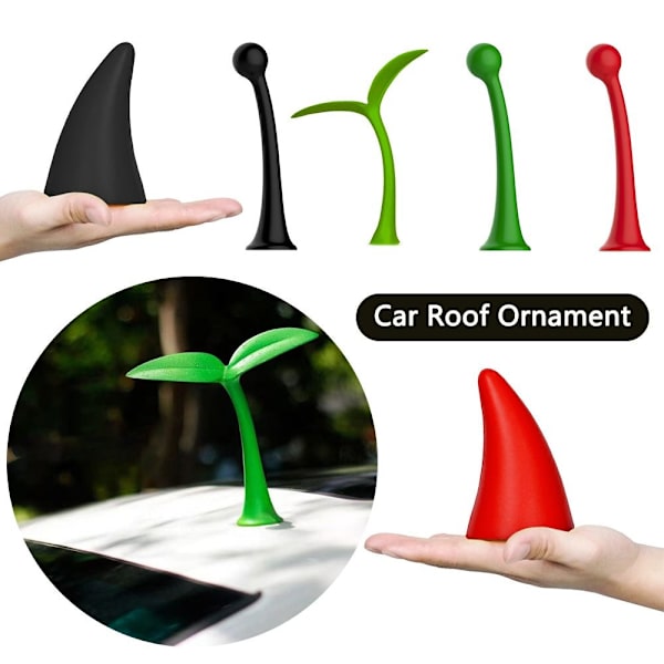 Biltakdekorasjonsklistremerke 3D stereobilklistremerker 3 3 3