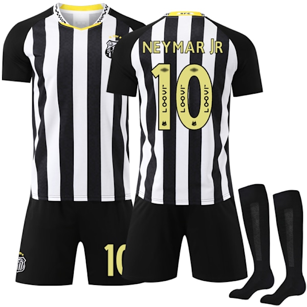 2025-2026 Santos FC Lasten Pelipaita Sukkien Kanssa Nro. 10 Neymar Adult XL