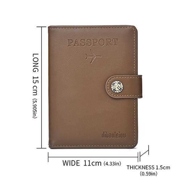 Passin cover Passipidikkeen case RUSKEA Brown