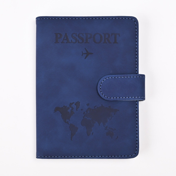 Pass Lommebok Passtrekk MØRKEBLÅT dark blue