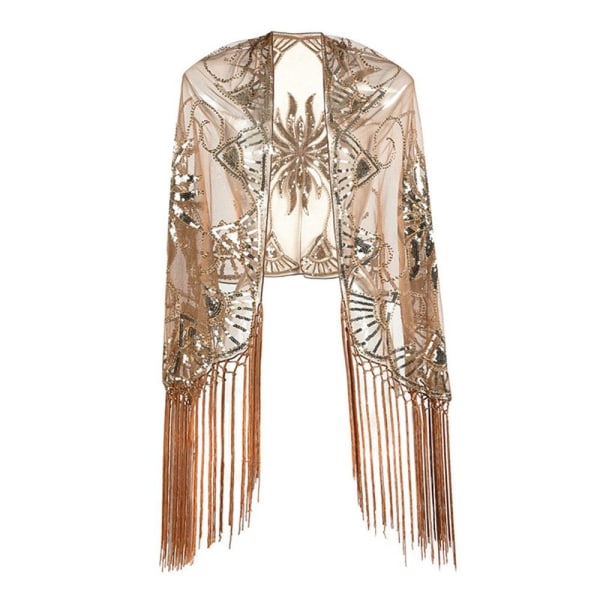 Flapper sjal Paillet sjal FARVE 4 FARVE 4 Color 4