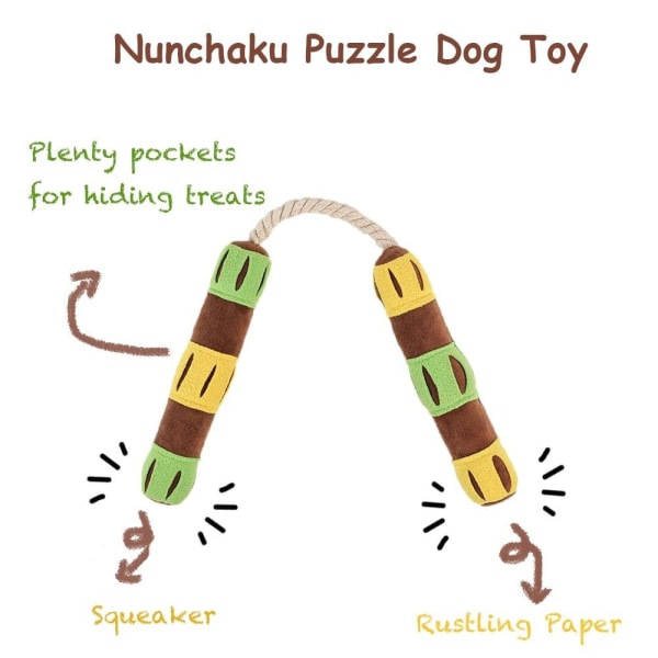 Hund Squeaky Toy Interactive Hundleksak Hundtuggande leksak