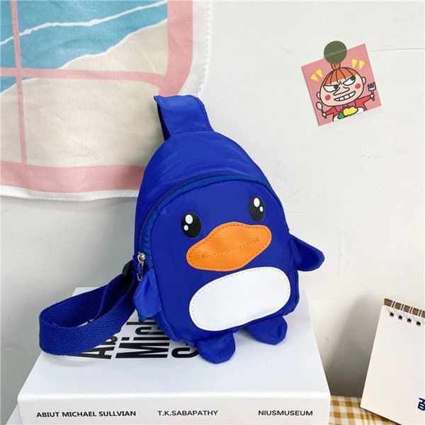 Magväska för barn, axelväska BLÅ Blue