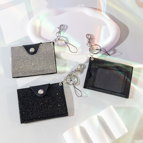 Rhinestone Wallet Lyhyt lompakko A A A