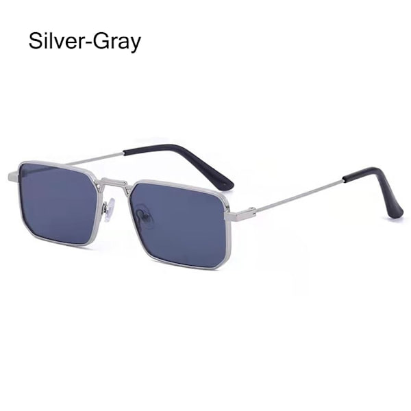 Suorakulmio Aurinkolasit Punk Aurinkolasit HOPEANHARMAA HOPEANHARMAA Silver-Gray
