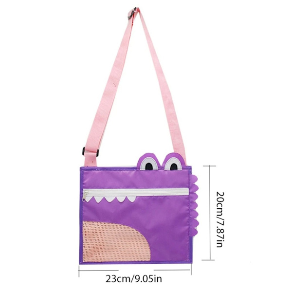 Beach Toy Opbevaringstaske Børne Crossbody Taske RØD Red