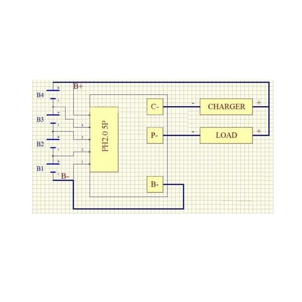 BMS Beskyttelseskort Inverter Kretskomponenter