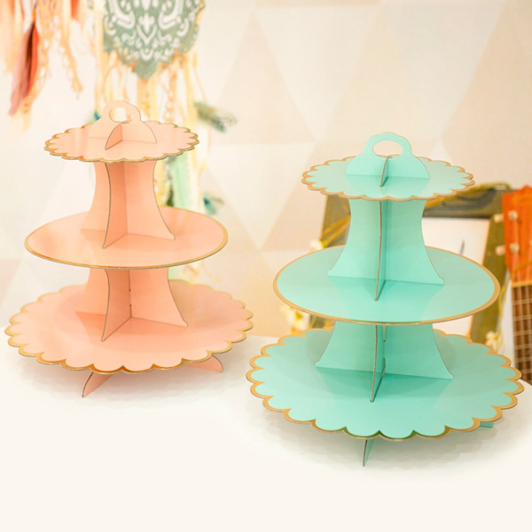 Dessert Display Rack Tårtställ BLÅT blue