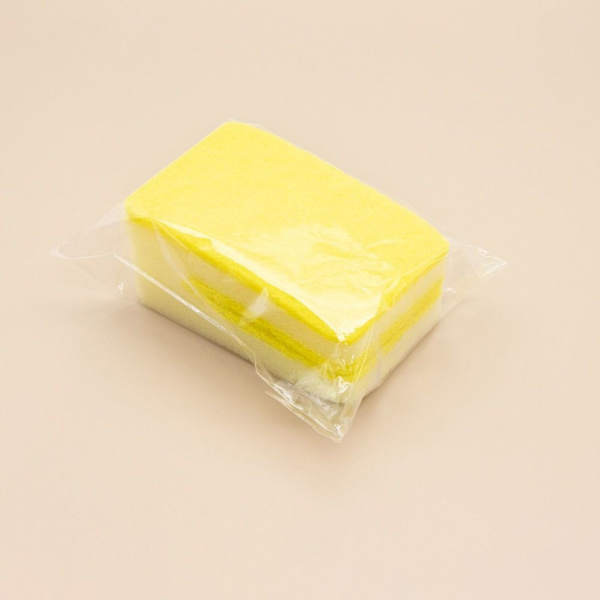 U-muotoinen astianpesusieni hankaustyyny KELTAINEN 11X7X5CM Yellow 11x7x5cm-11x7x5cm