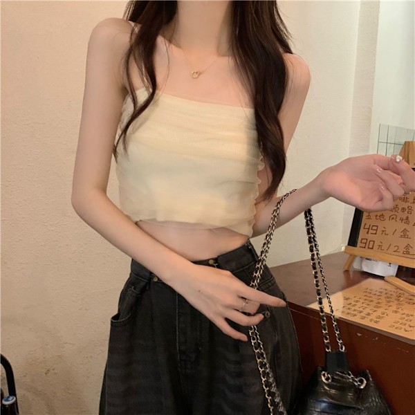 Mesh Sling Vest SORT Black