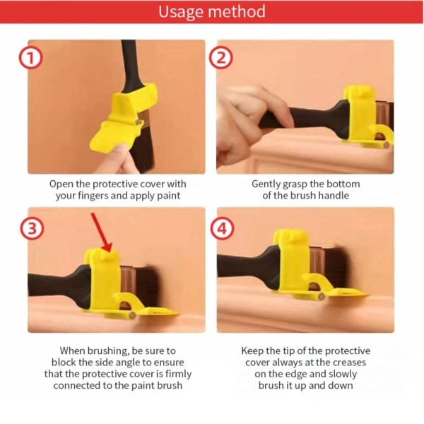 Paint Edger Tool Seinäreunasivellin reunamaalaussivellin Red