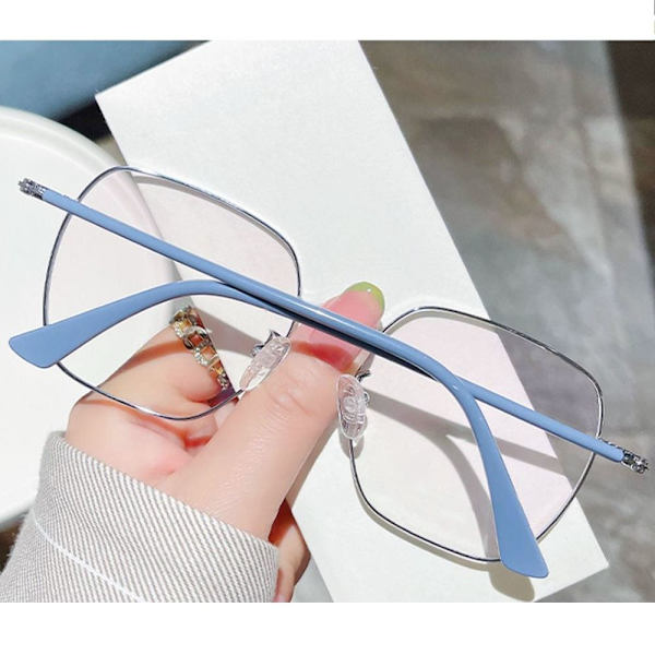 Anti-Blue Light Glasses Neliömäiset silmälasit BEIGE Beige