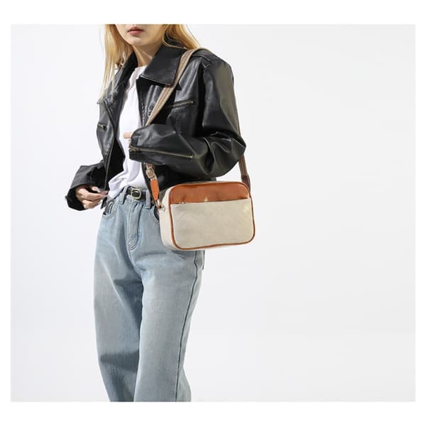 Skulderveske Messenger Bag BRUN BRUN Brown