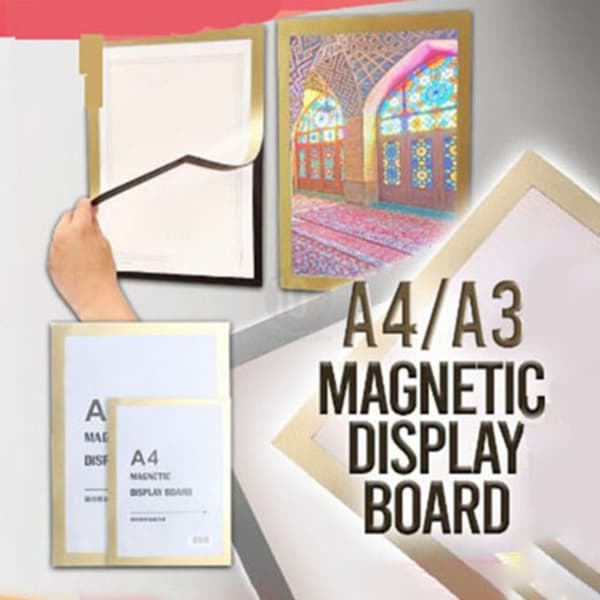Magnetisk Fotoramme Sort A3 black A3
