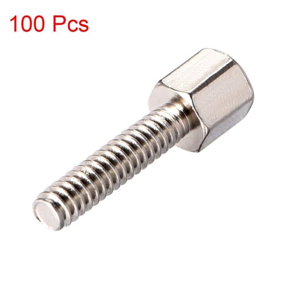 100 kpl kuusiokoloruuvit PCB-pylväsvälike ruuvimutterit 100pcs