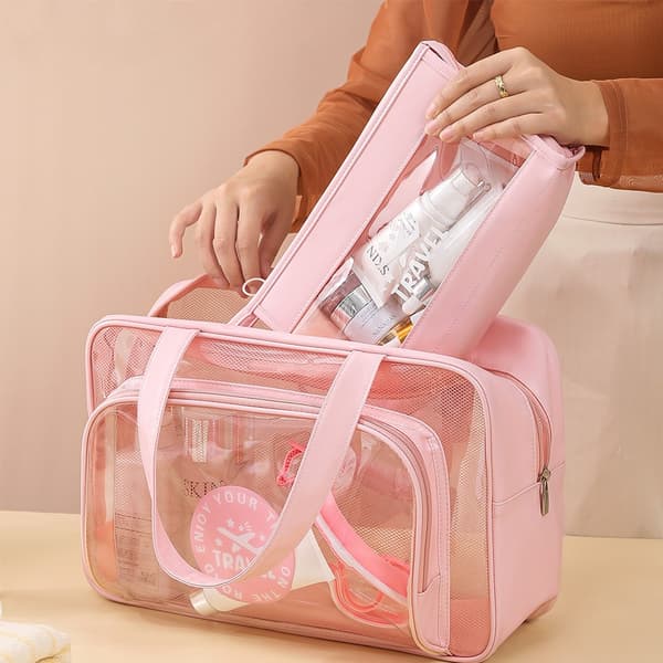 Makeuptaske Pool Handbags PINK B B pink B-B