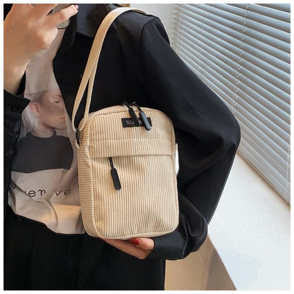 Mode Afslappet Taske Crossbody Taske SORT Black