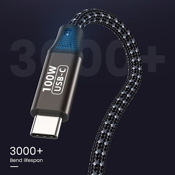 USB C till USB Typ C Kabel Data Linje 1M 1m