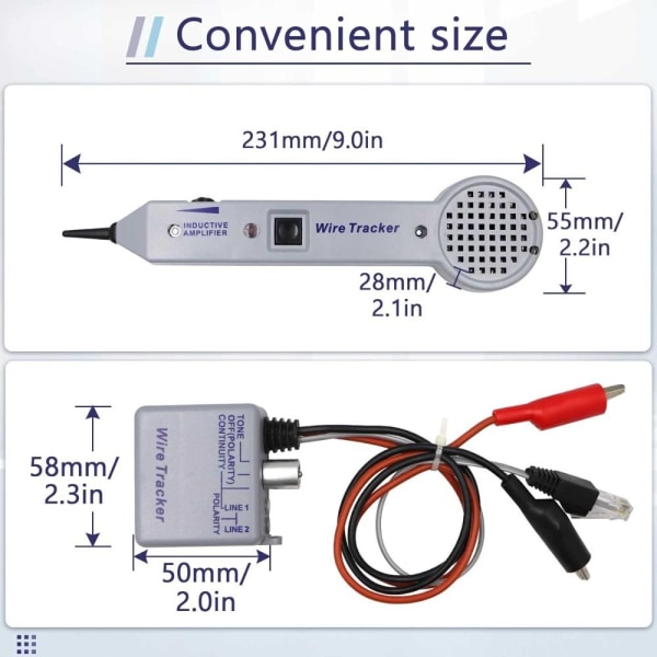 Tone Generator Kit Wire Tracer Circuit Tester 200EP Wires Tone