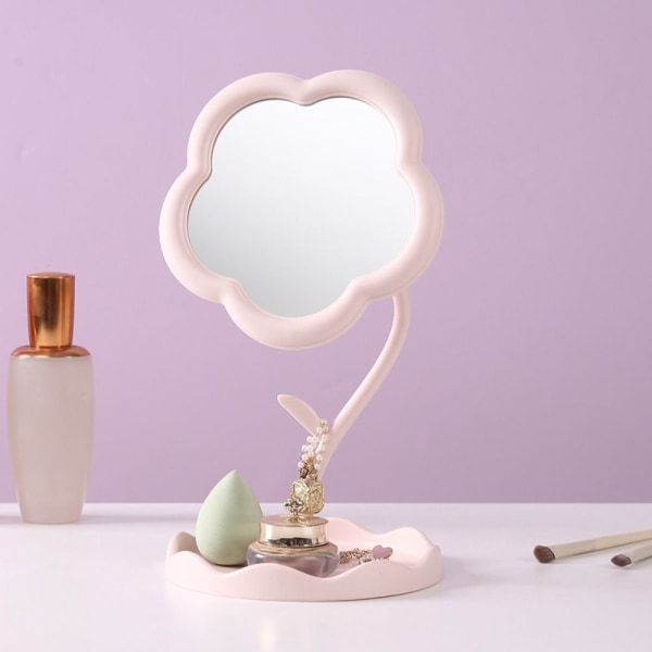 Desktop Makeup Mirrors Dressing Mirror PINK pink