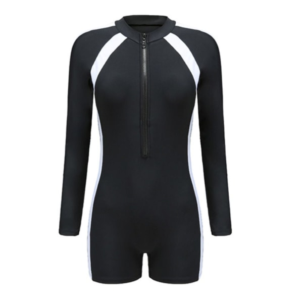 Kvinne Badedrakt Strandbadedrakt LANGERMER LANGEERMER LLong Sleeved