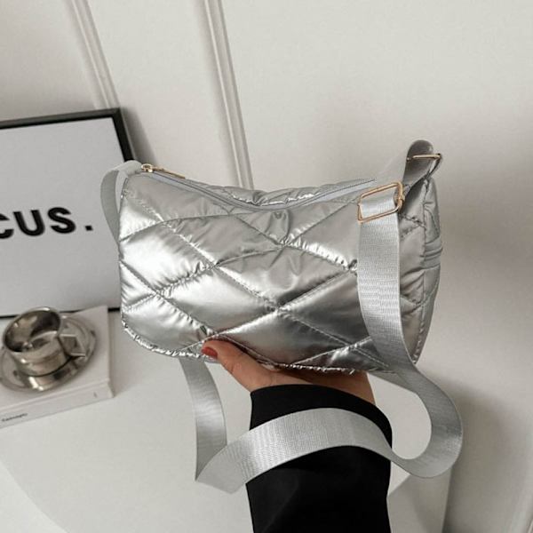 Axelväska Underarmsväska SILVER Silver