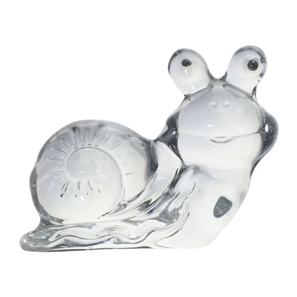 Krystall Snegle Ornament Hjem Dekor Ornamenter D D D