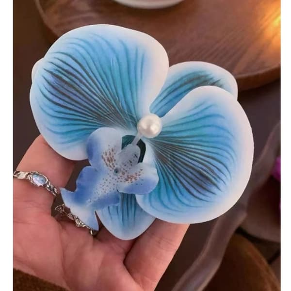 Orkidea Perhonen Hiusklipsi Rusetti Kukka Hiusklipsit PHALAENOPSIS phalaenopsis