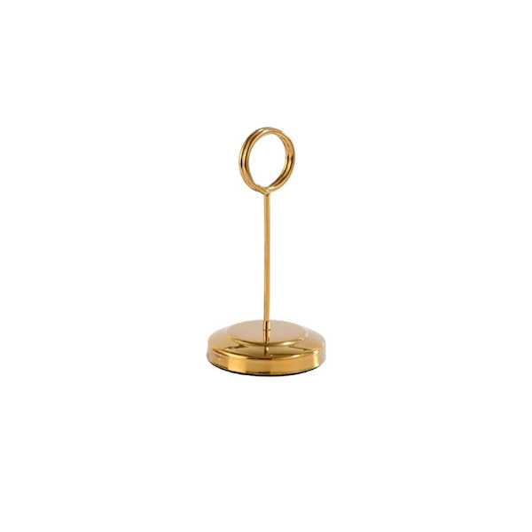 Pöytänumeron pidike Huomautus Clamp GOLD 10cm gold 10cm