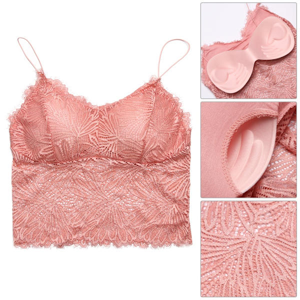 Vackra Ryggunderkläder Bröstväst för kvinnor ROSA Pink