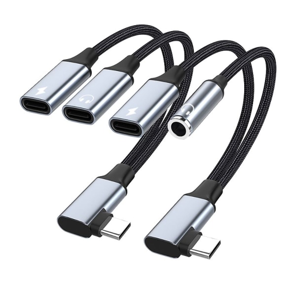 USB Typ C Audio Converter OTG Adapter TYPEC TO DUAL TYPEC TypeC to Dual TypeC